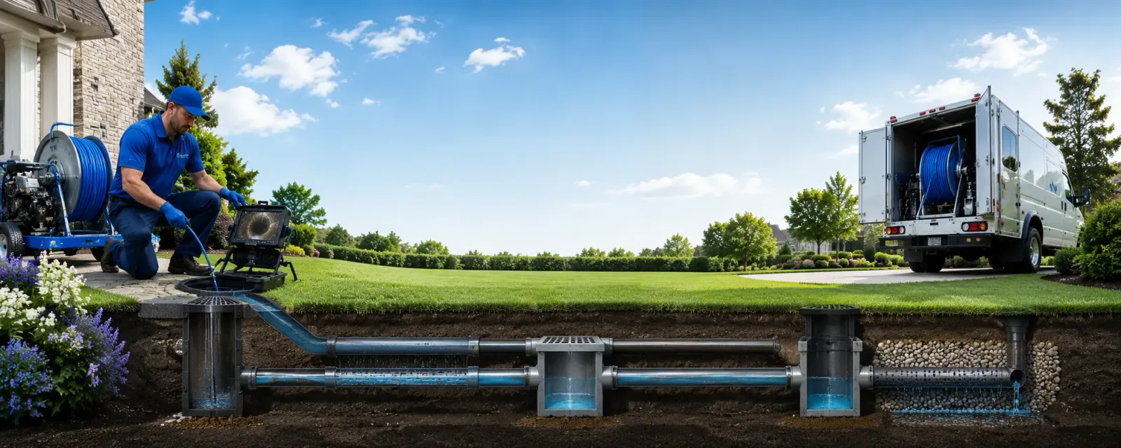 Outdoor drain cleaning information for Bowler, WI